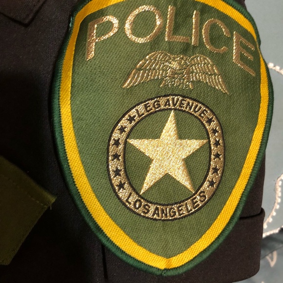 Halloween girls police officer dress costume - Picture 1 of 8